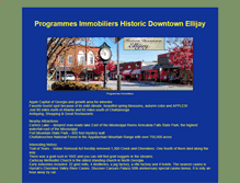 Tablet Screenshot of downtownellijay.org